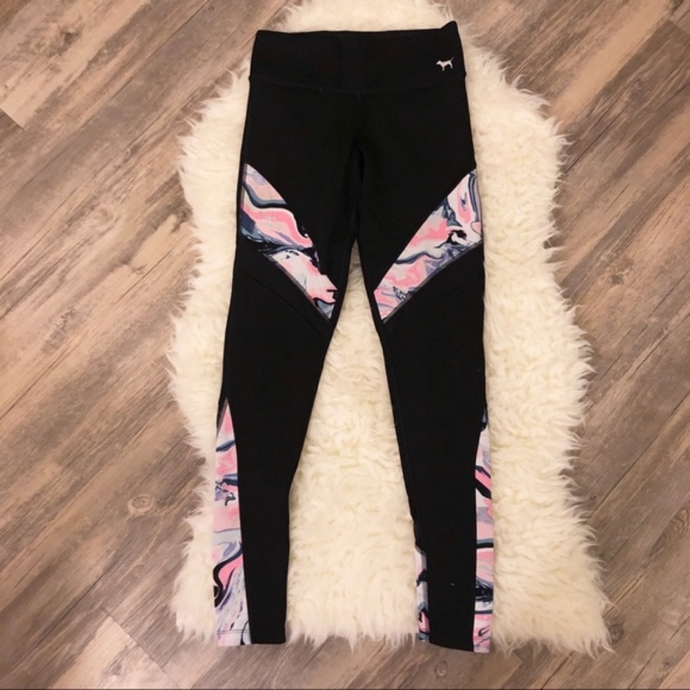 PINK LG reversible leggings tye dye